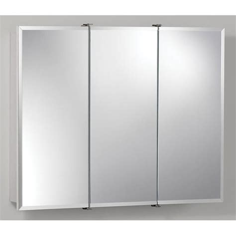 In fact i thought he owned the company the way he took care of every detail! Jensen Medicine Cabinet Ashland Tri-View 30W x 26H in ...