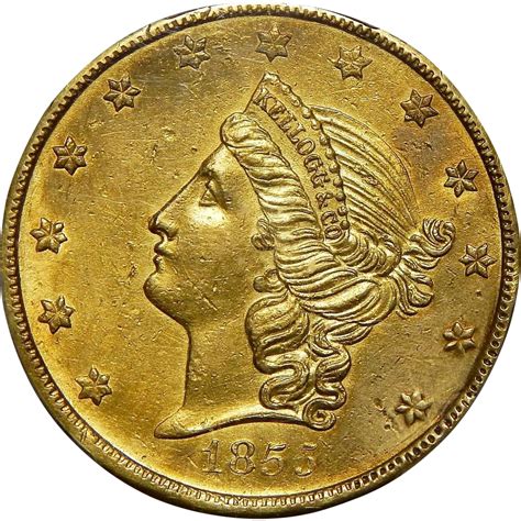 Token us california fractional gold fake (counterfeit) 1849 to 1857. 1855 Pcgs Au Details, Genuine - Mount Removed $20 Kellogg ...