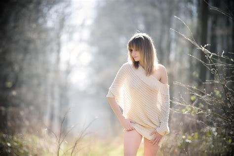 wallpaper sunlight women outdoors model blonde nature dress see through clothing
