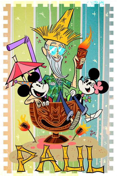 Paul Rudish Disney Illustration Mickey Mouse Art Disney Artwork