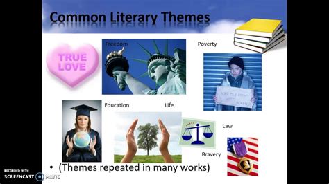 Finding Themes In Literature Youtube
