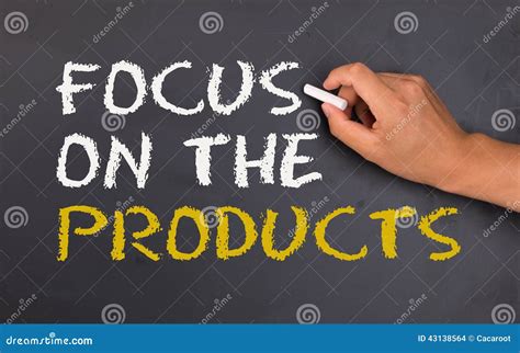 Focus On The Product Stock Photo Image Of Chalkboard 43138564