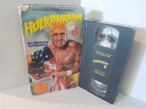 Wwf Hulkamania Vhs Coliseum Video Big Box Wrestling Wwe Wcw Hulk