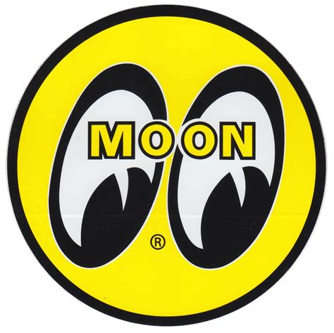 Mooneyes Moon Eyeball Logo Sticker Large Ebay