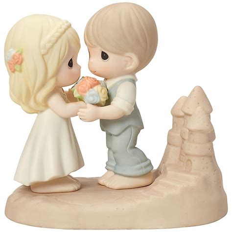 Precious Moments Beach Wedding Couple Figurine Bed Bath