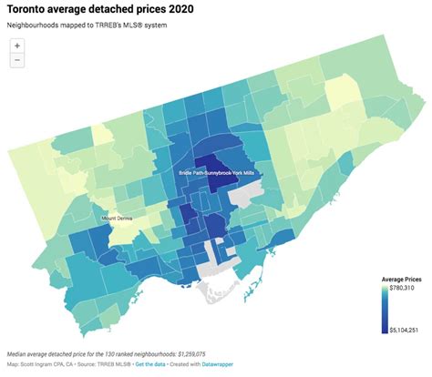 Here Are The Most And Least Expensive Neighbourhoods In Toronto