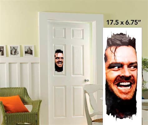 The Shining Wall Door Decal Heres Johnny Jack Nicholson 18in