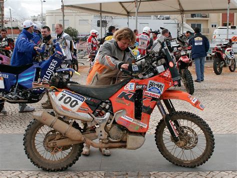 Patsy Quick Ktm Dakar Rally Bike The 1st British Woman To Finish The