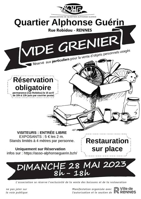 Vide greniers Alphonse Guérin 2023