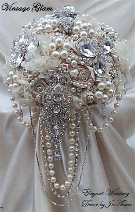 Wedding Bouquets Made Of Jewels A Romantic Jewel Toned Wedding At