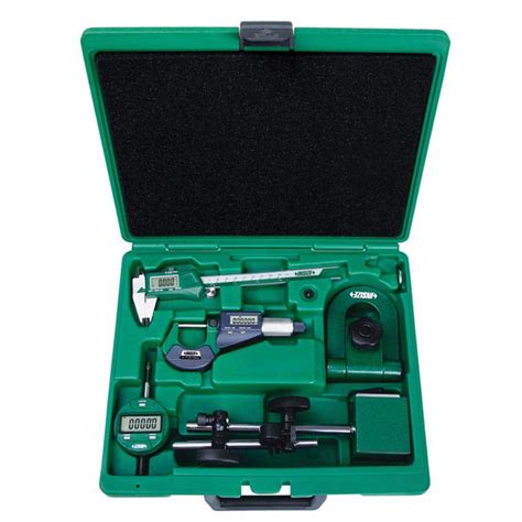 Insize Usa Llc Machinist Caliper And Micrometer Tool Kit 5 Pc 0 To