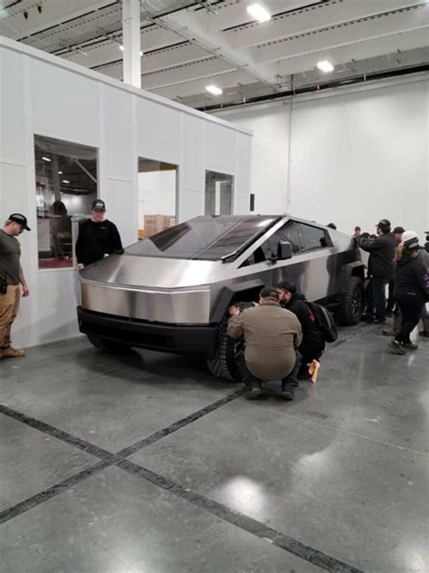 New Tesla Cybertruck Images Leak Showcasing Latest Design Pic