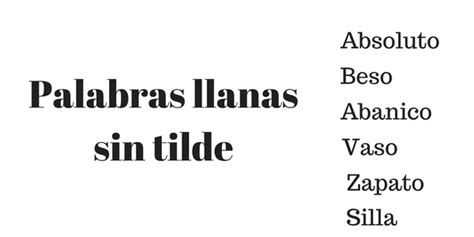 Ejemplos de palabras graves con tilde. Palabras llanas: qué son y 100 ejemplos (con y sin tilde ...