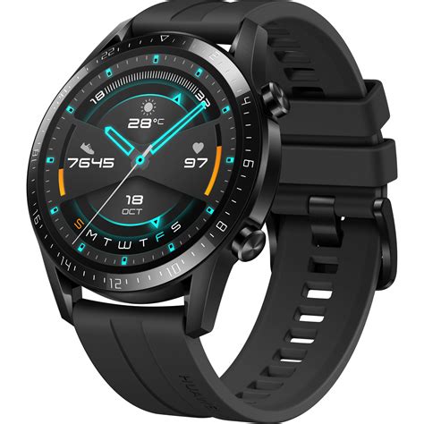 Смарт часовник Huawei Watch Gt2 46 Mm Silicone Strap Matte Black
