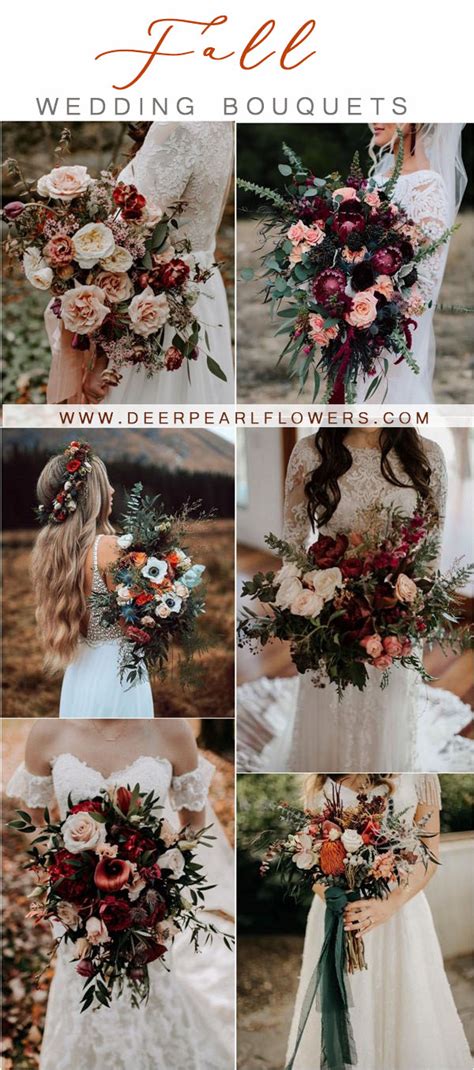 20 Fall Wedding Bouquet Ideas For 2020 Deer Pearl Flowers