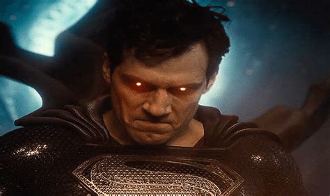 Superman Rocks The Black Suit And Shoots Lasers From His Eyes In New