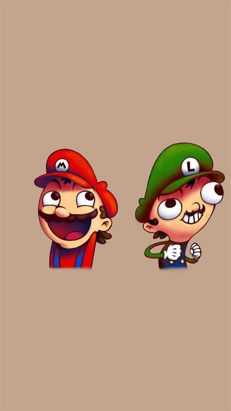Mario And Luigi Dank Funny Luigi Mario Meme Red And Green Sperry Mario Hd Phone