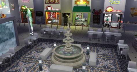 Sims 4 Build Newcrest Mall No Cc