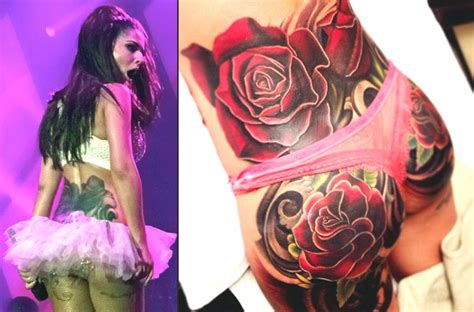 Cheryl Cole S Gigantic Rose Tattoo On Her Butt Was Actually A Cover Up