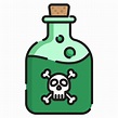 Bottle, chemical, flask, liquid, poison, potion, toxic icon - Download ...