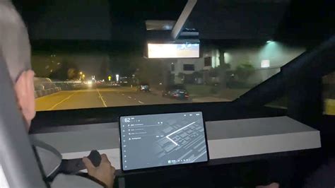 Is it a modern or boring look? Closer Look: Cybertruck interior as seen in the test ride ...