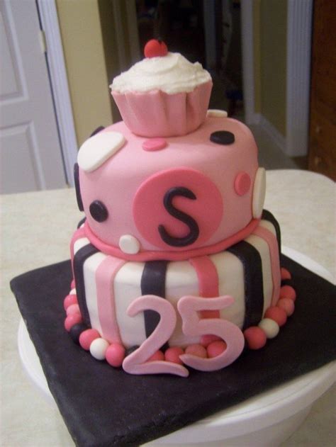 27 Creative Photo Of 25th Birthday Cake 25th Birthday Cakes Happy