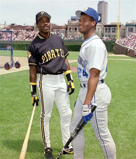 Scenes From The 1990 Mlb All Star Game Ken Griffey Jr And Barry Bonds