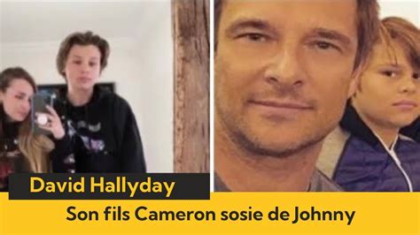 David Hallyday Son Fils Cameron Est Le Sosie De Johnny Youtube Hot Sex Picture