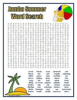 • equip families to be active stakeholders. Summer Word Search by Kelli Lovingfoss | Teachers Pay Teachers