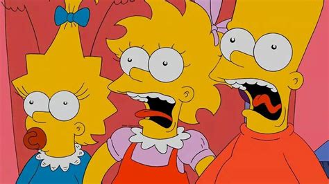 Maggie Lisa And Bart Simpsons Treehouse Of Horror Lisa Simpson Maggie Simpson