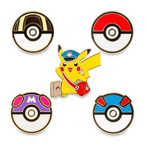 Special Delivery Pikachu Pokémon Pins Pin Starter Set With