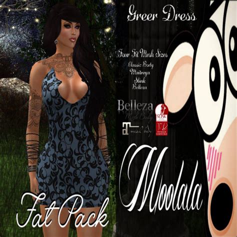 Second Life Marketplace ~moolala~greer Dress Fat Pack