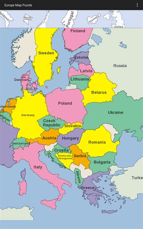 Europe Map Puzzle for Android - APK Download