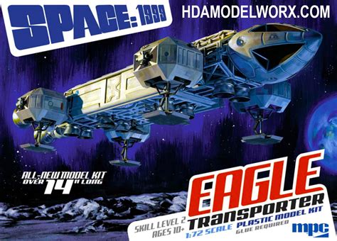 Space1999 Eagle 1 Transporter 172 Scale New Tool Model Kit By Mpc