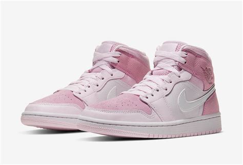 Air Jordan 1 Mid Set To Release In “digital Pink” Sneakers Cartel