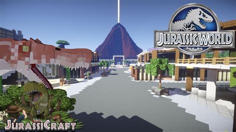 Minecraft Jurassic World Map Showcase Youtube