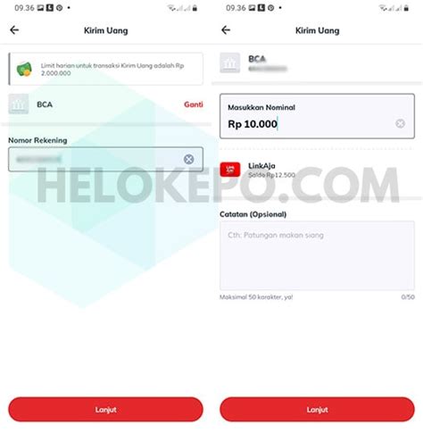 limit transfer linkaja ke bca