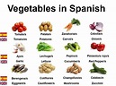 Names of vegetables in Spanish | Name of vegetables, Spanish vegetables ...