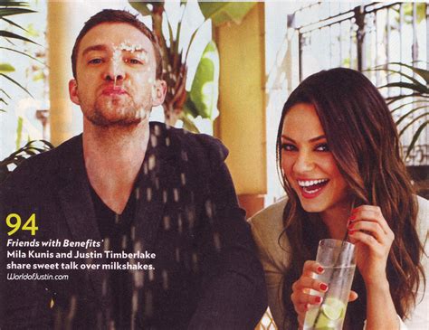 Justin Timberlake And Mila Kunis Magazine