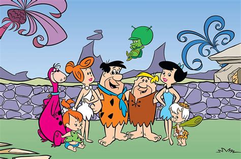 1920x1080px 1080p Free Download The Flintstones Barney Wilma Dino