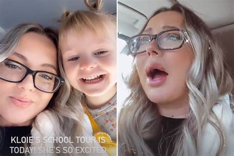 Teen Mom Jade Cline Admits To Feeling Overly Emotional As Daughter Kloie 4 Starts School For