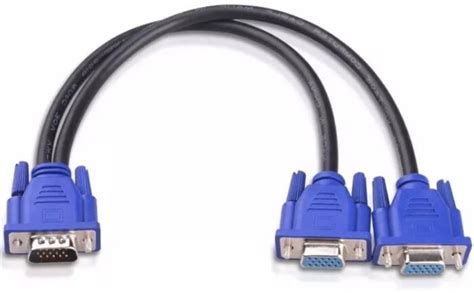 The reason i need to do this is i only have two hdmi cables in my house to use. How to connect two VGA monitors to a PC using Y cable ...