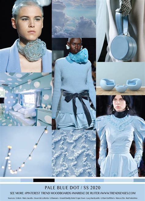 The launch of the ispo textrends spring/summer 2022 color trends falls under the overall inspiration of the rehumanizing mood. MOODBOARD - PALE BLUE DOT - SPRING /SUMMER 2020 | Current ...
