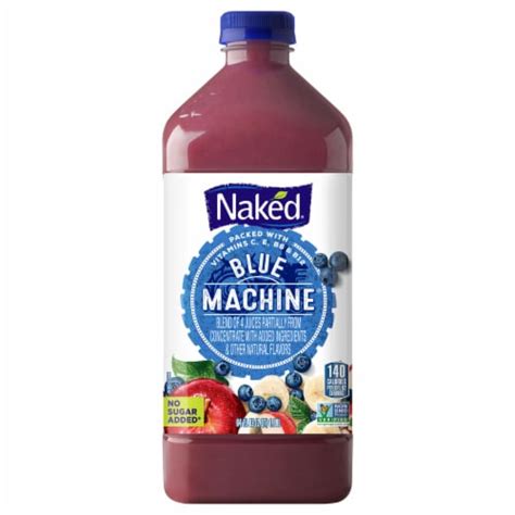 Naked Juice Blue Machine No Sugar Added Juice Smoothie Drink