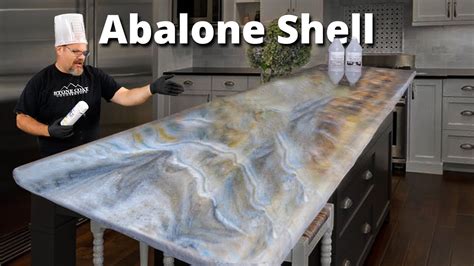 Beautiful Epoxy Countertop Made From Ugly Colors Youtube