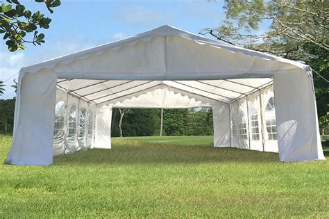 32 x20 budget pvc wedding party tent canopy shelter white 763684656962 ebay