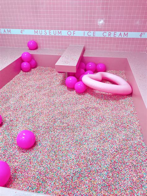 visit the museum of ice cream lots of pink in los angeles california — the sweetest escapes
