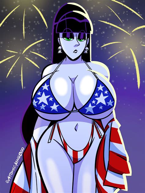 Rule 34 1girls 2023 4th Of July American Flag American Flag Bikini