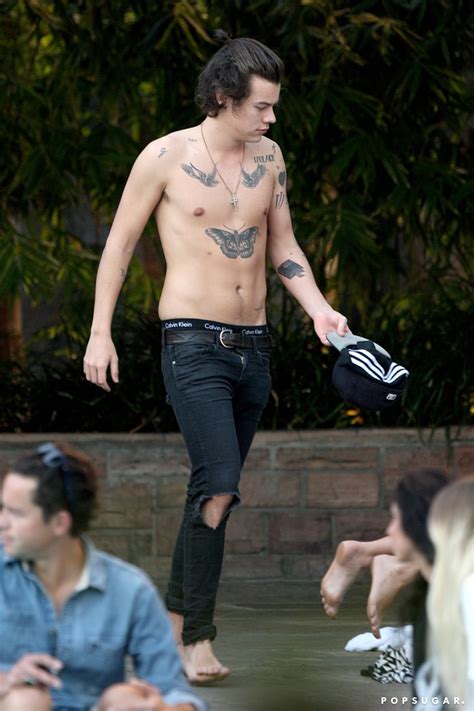 harry styles shirtless in hollywood photos popsugar celebrity photo 6