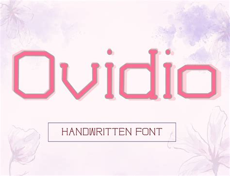 Ovidio Font By Pukka De · Creative Fabrica